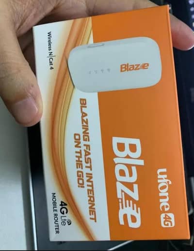 Ufone Blaze 4G Brand New Device 15 Days Used Only