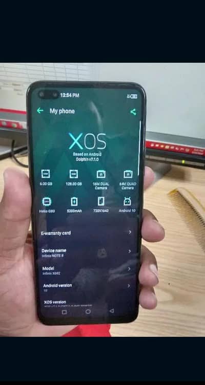 Infinix Not 8 6/128 official pta