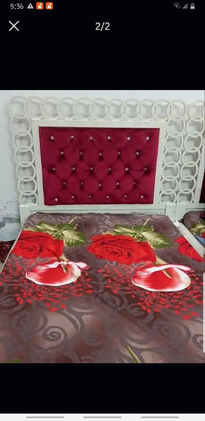 LAMINATION WOODEN 2 SINGLE BED