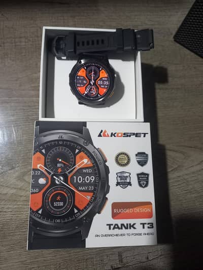 KOSPET Tank T3 – Military Grade Rugged Smartwatch