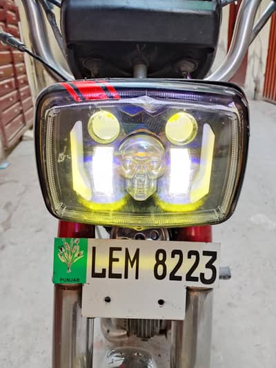 HJG SKULL PANEL WITH 3 COLOR