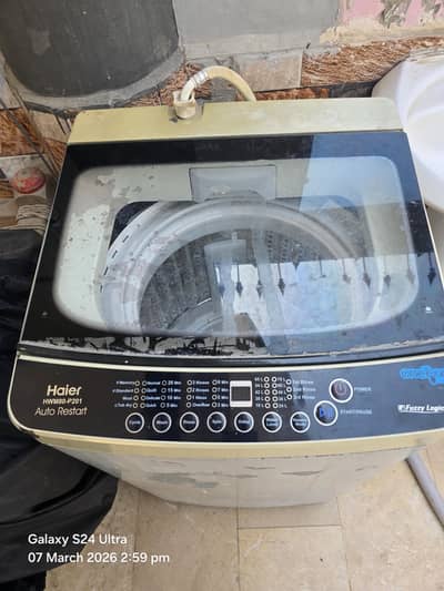 Haier fully automatic washing machine (used) just for 37000