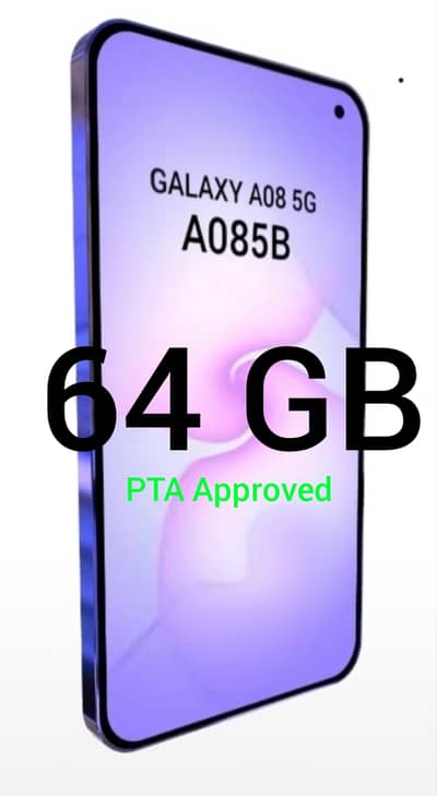 Galaxy A08 5G Brand New, PTA Approved