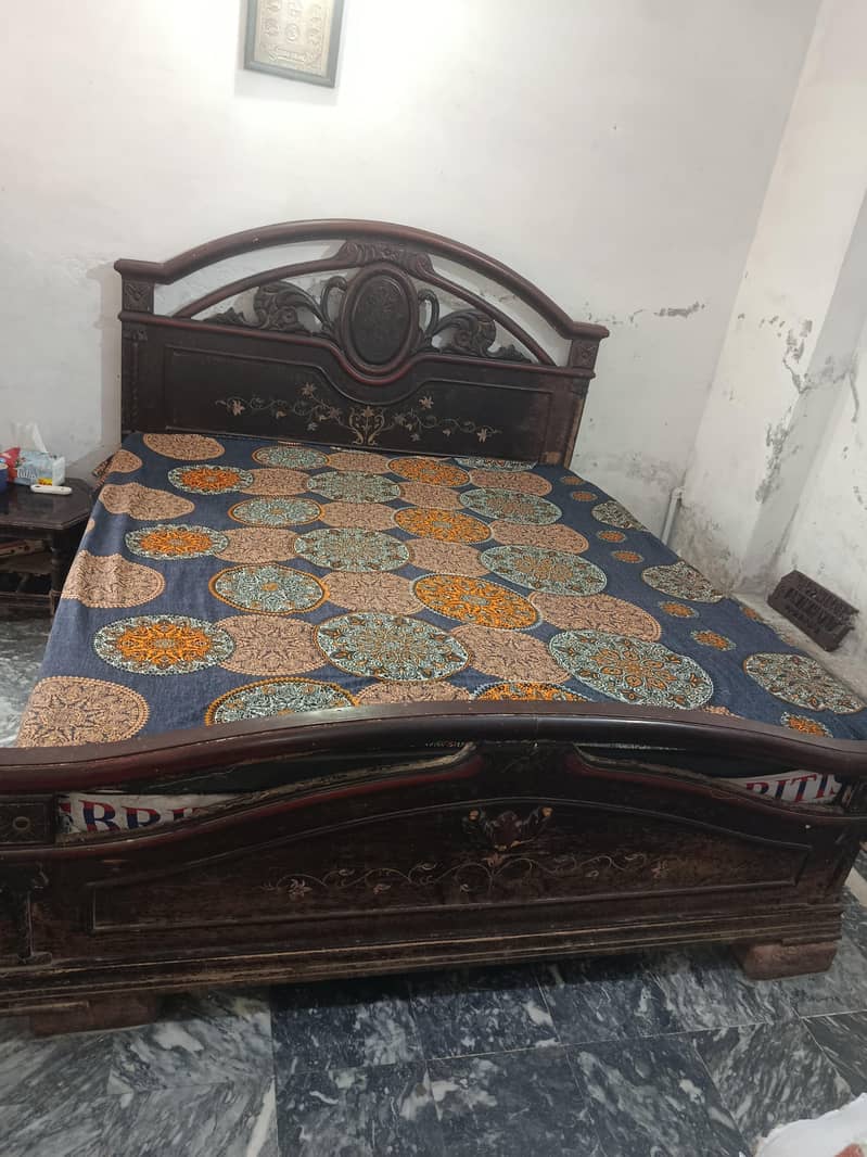 Bed, side tables, Dressing, Table, showcase, 0