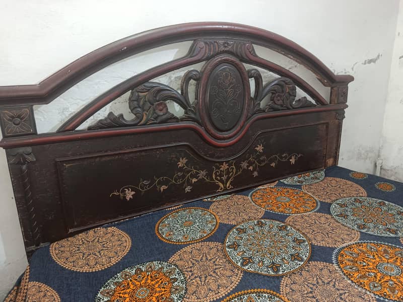 Bed, side tables, Dressing, Table, showcase, 2