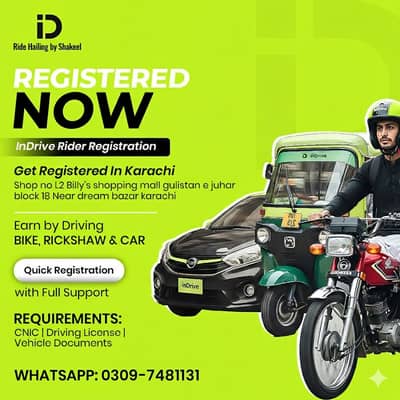  InDrive Driver Registration – 100% FREE