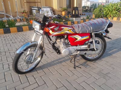 CG 125 Red Clr 5500 driven