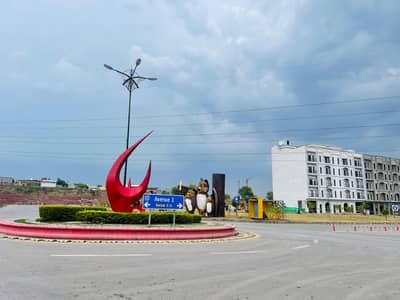 Plot For Sale In Sector C1 Boulevard Possession Utility Paid Near To Main Entrance Bahria Enclave Islamabad