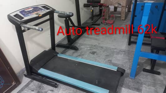 Auto treadmill electric exercise machine running walk jogging gym bike