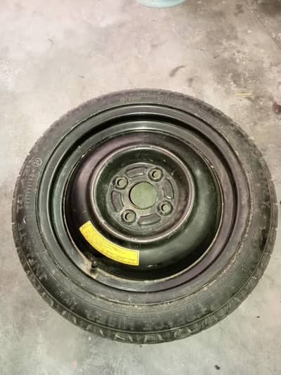 Alto spare wheel