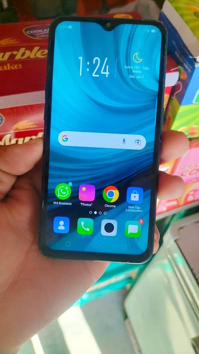 oppo a7 3-64 pta aproved long betry