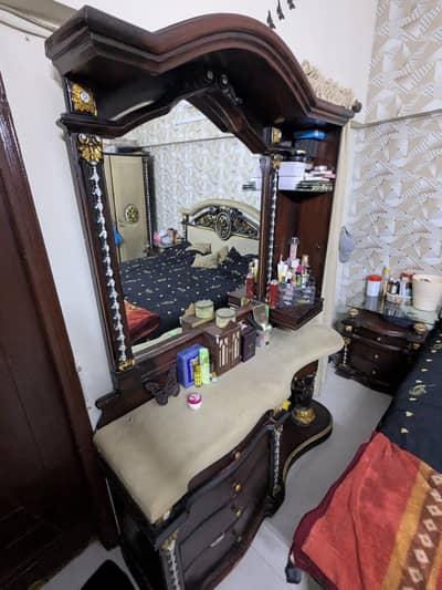 wooden dressing table