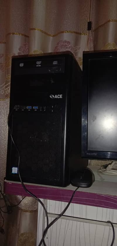 confegation  7 garnation cor  i5 series 8 gb ram  128 ssd 20 inch led