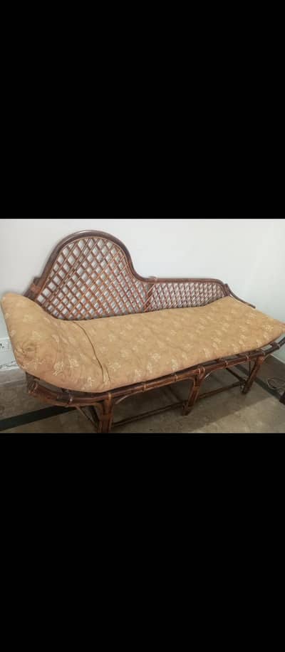 Cane Wood Sofa 3 seater