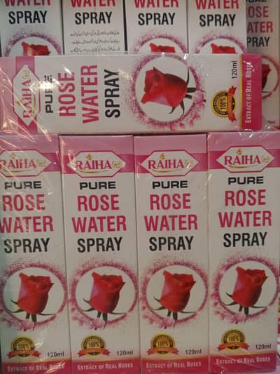 Raiha Pure Rose Water Spray 120ml – Original & Fresh