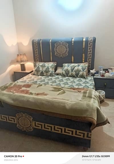modren bed set with matress