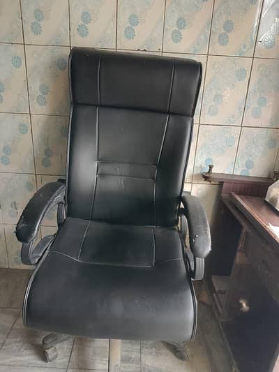 USED REVOLVING OFFICE, COMPUTER, BOSS CHAIRS