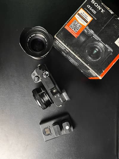 Sony A6400 Mirrorless Camera with 50mm Lens + Kit Lens