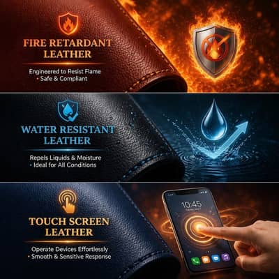 Premium Super Soft Leather – Water, Oil, Sunlight & Fire Resistant