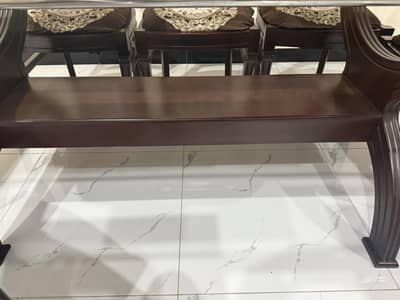 Dining table with 8 chairs