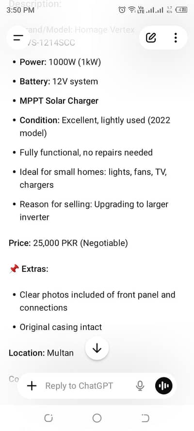 homag vertex mppt inverter