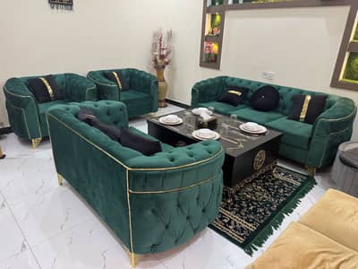 Drawing room sofa set with table