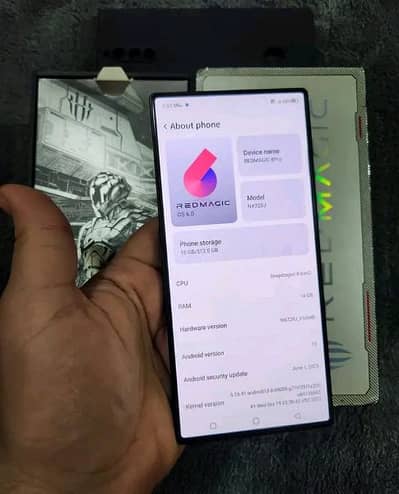 red magic 8 s Pro 16 GB RAM 512 GB memory 0325/7593/127