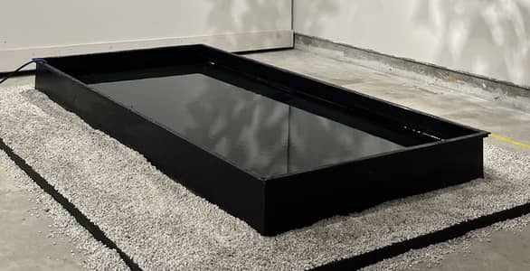 Fiber glass water tub/container 4ft x 8ft - 12 inch depth