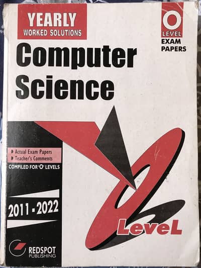 Olevels Computer Science Red-spot Yearly Edition 2011-2022