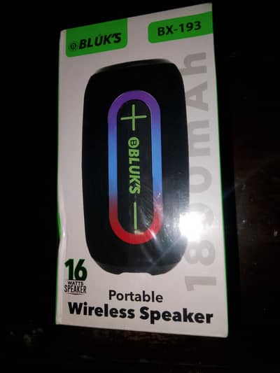 BLUKS BX-193, (2×8/16 Watts), New/Company Sealed Box, 1 Year Warranty