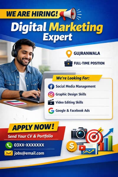 Digital Marketing Expert | Graphic Designer | Video Editor
