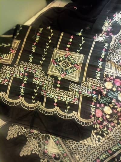 Bin Ilyas Embroidered Lawn 3pc