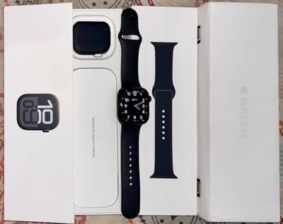 Apple Watch Series 10 – 42mm Jet Black (99% Battery, Warranty Left)