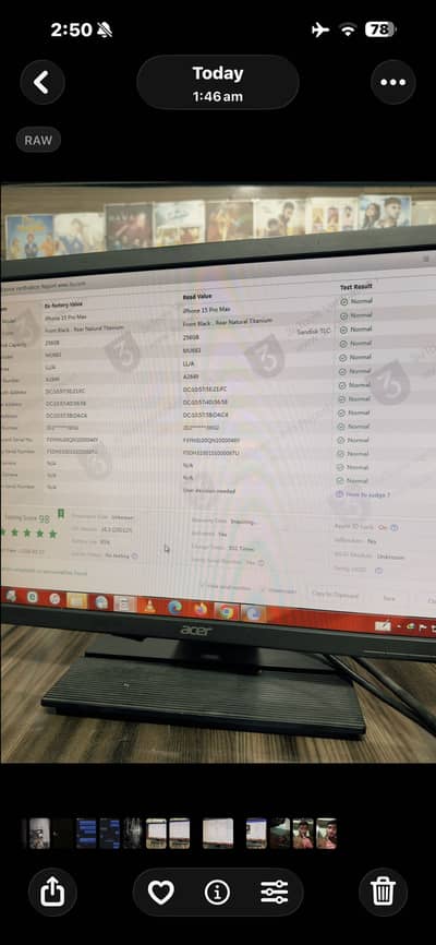 iPhone 15 pro max jv 256gb