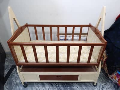 Baby swing cot | wooden cot | kids bed | crib | coat | swing