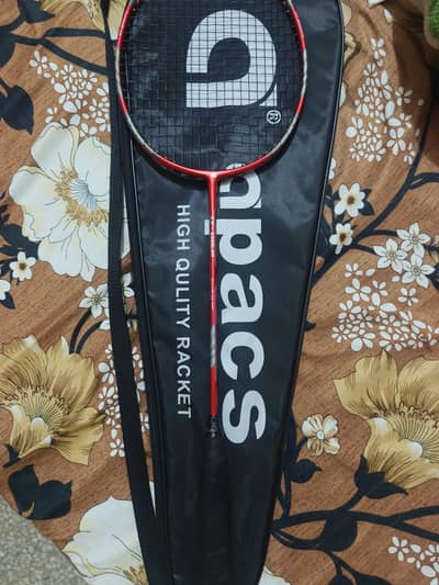 Apacs z ziggler badminton racket with Bag