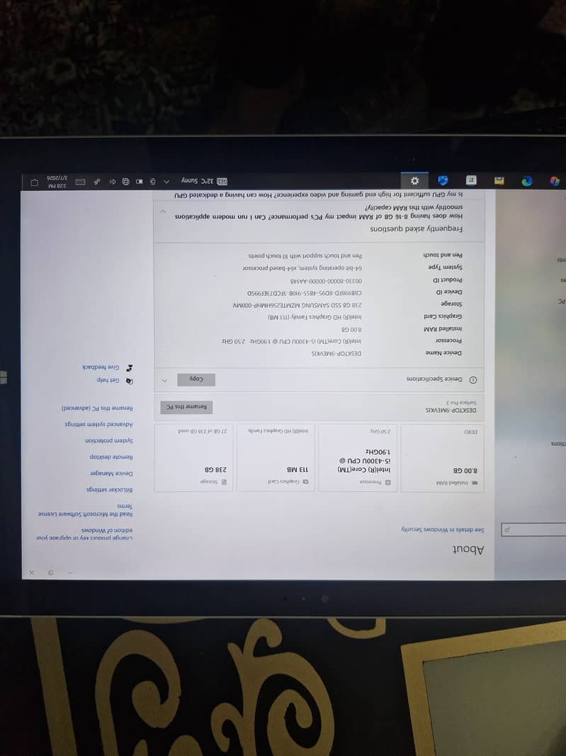 Microsoft Surface pro 3 1