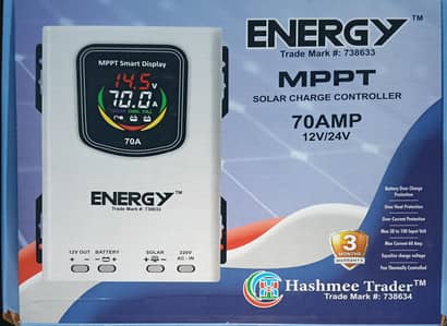 ENERGY MPPT Solar Charge Controller 70AMP 12V/24V