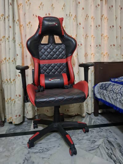 Gaming Chair XGamer – Adjustable Office & Gaming Chair (Black/Red)