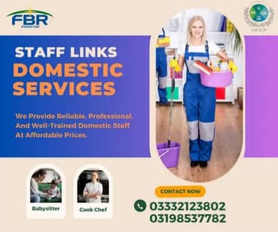 House maid , Cook, Baby Sitter, Chef ,Helper , Couple , Driver , nurse