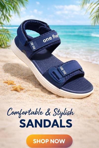 One Five Comfort Grip Sandals – Stylish Multi-Color Casual Sandal