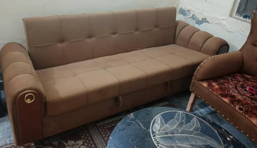 Sofa cumbed with 2 chairs & table new design