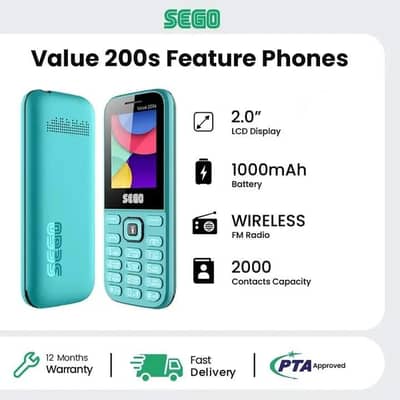 SEGO Value 200s | 2.0" Display