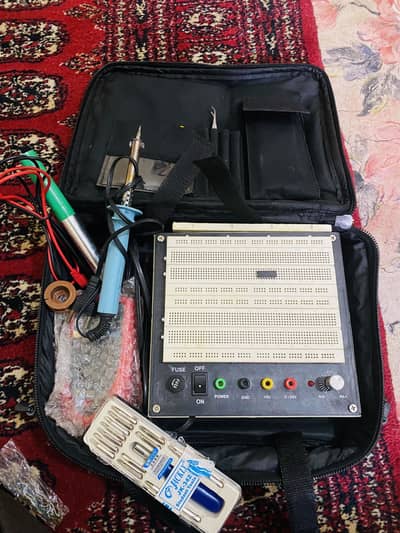 electronics breadboard power supply and prototyping board.