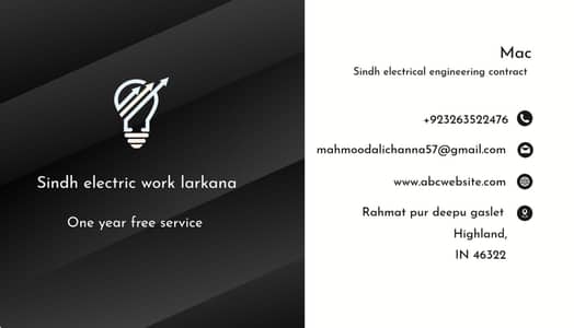 we provide electric and solar system works