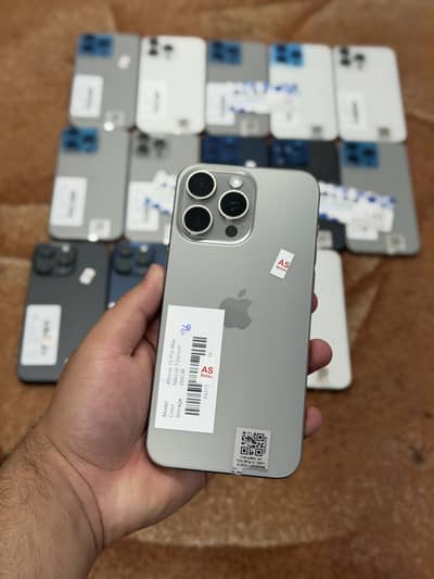 iPhone 15Pro Max | 256Gb Dual Sim Official PTA Approved (03096191780)