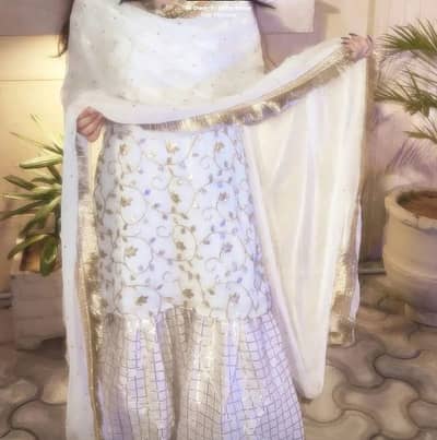 gharara/sharara for eid, nikkah bride farewell etc