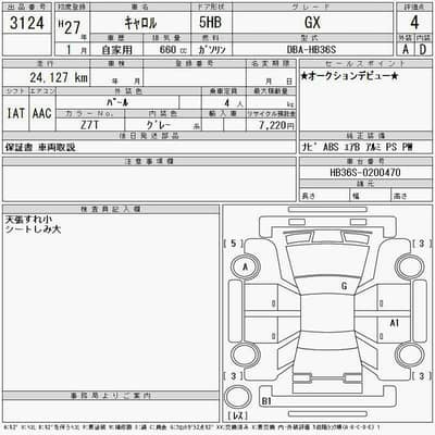 Mazda carol GX 4 Grade