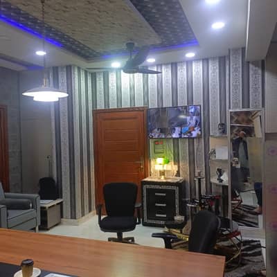 1 bed living corner flat luxery living style available for sale in Johertown phase ii Lahore by Fast property services with original pics