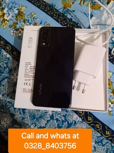 Vivo Y20s 256Gb And 8Gb. 5000mah Battery with box charger